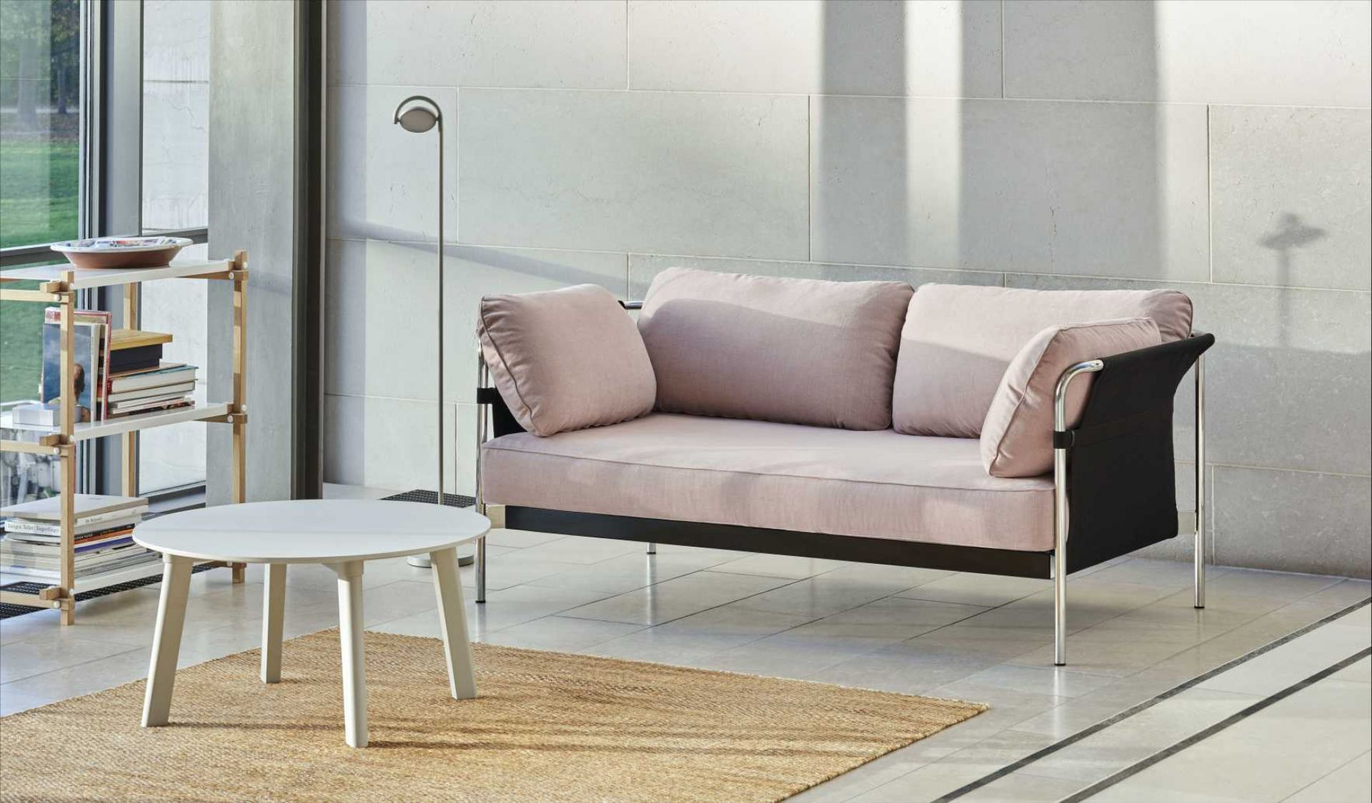 Can 2 seater sofa Hay Linara 142 Black powder coated Linara 142 Black powder coated HAY 8077156252698